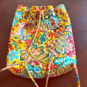 Vera Bradley drawstring backpack purse